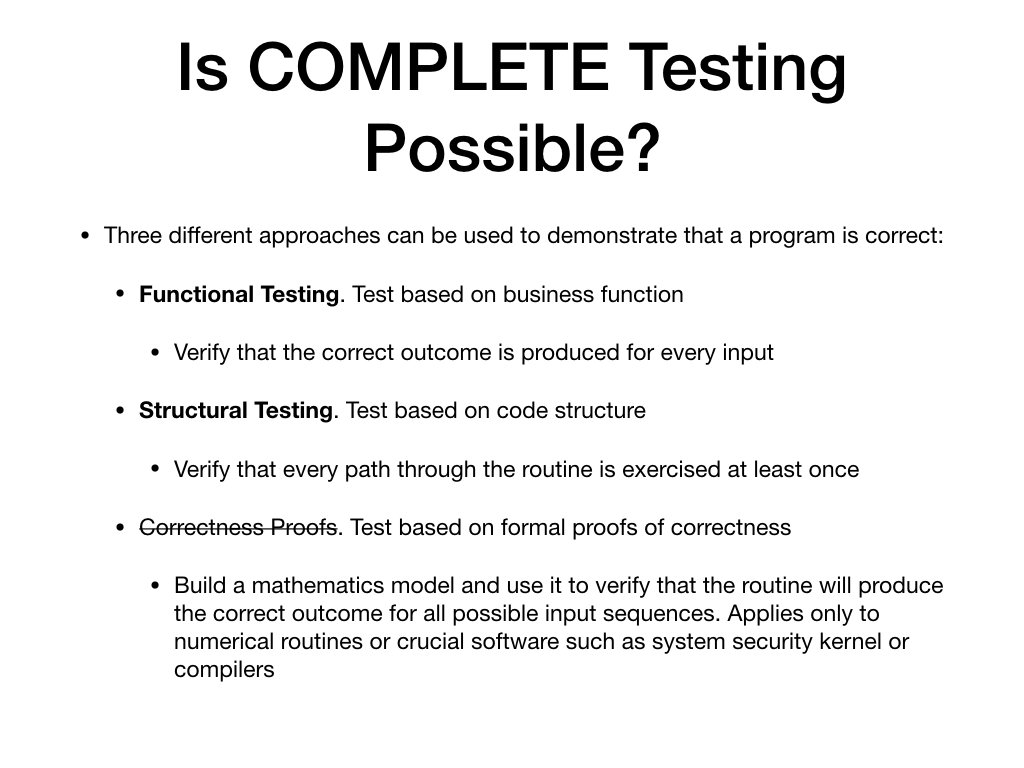 Code Complexity, Test Strategy and Case Design Bad Quality Organization