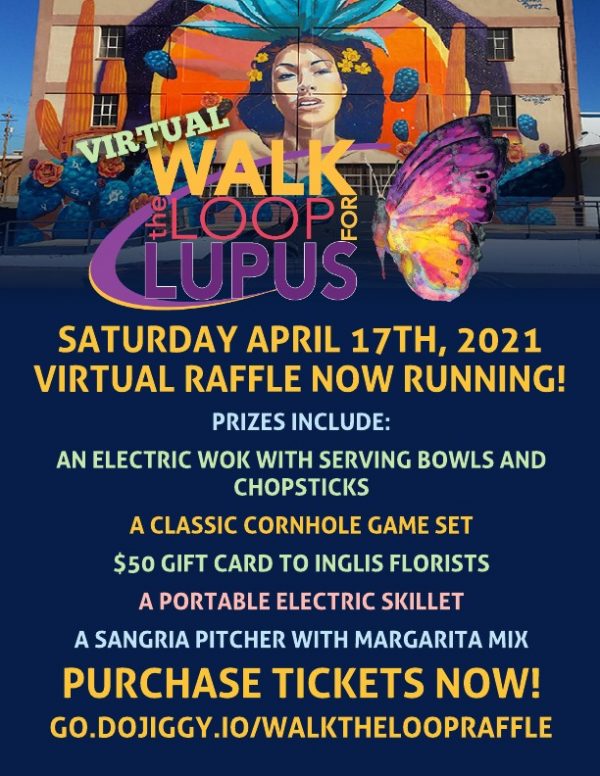 Virtual Walk Raffle Info Lupus Foundation of Southern Arizona