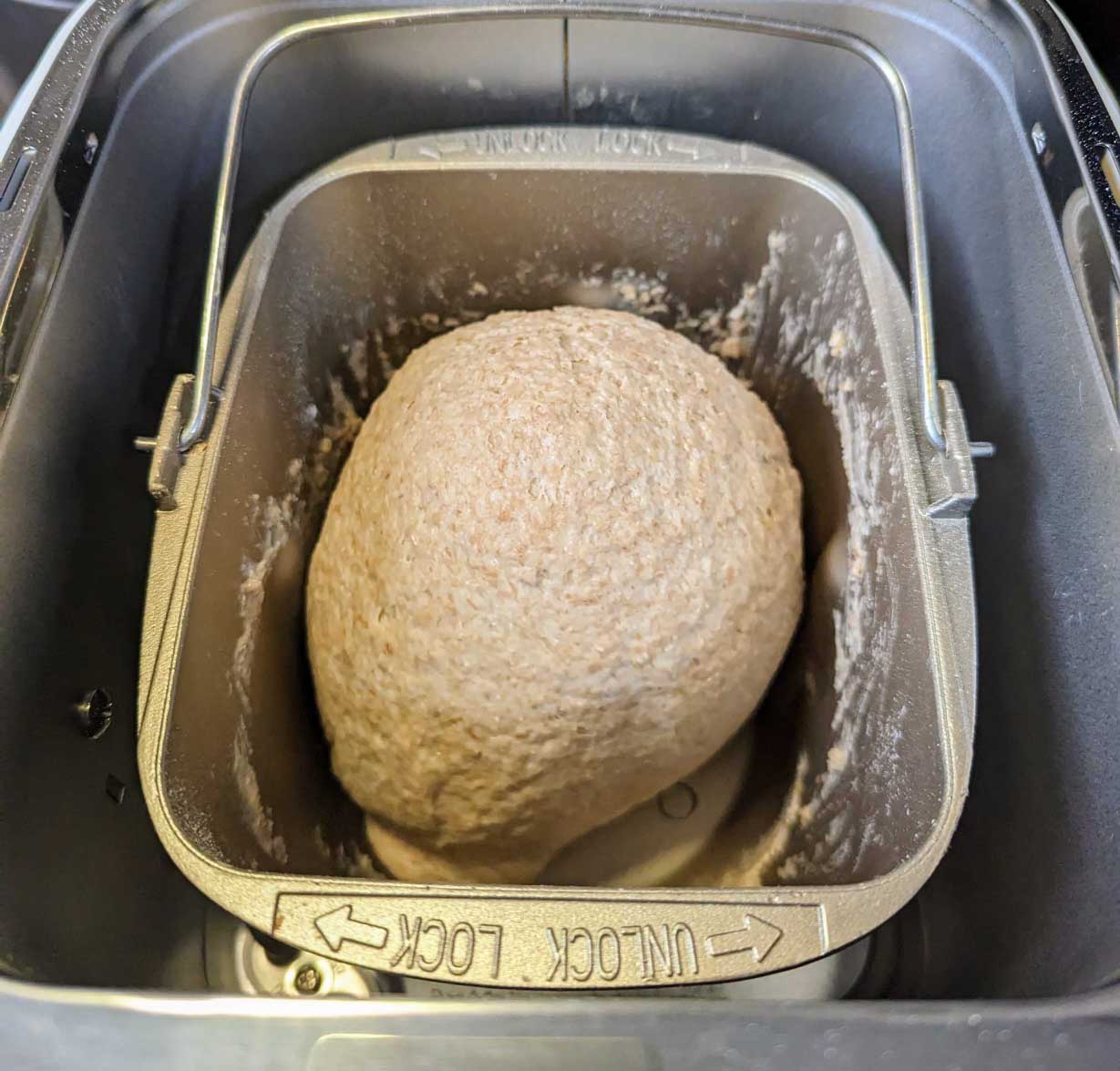 Recipe for Wholemeal Sourdough with Bread Machine