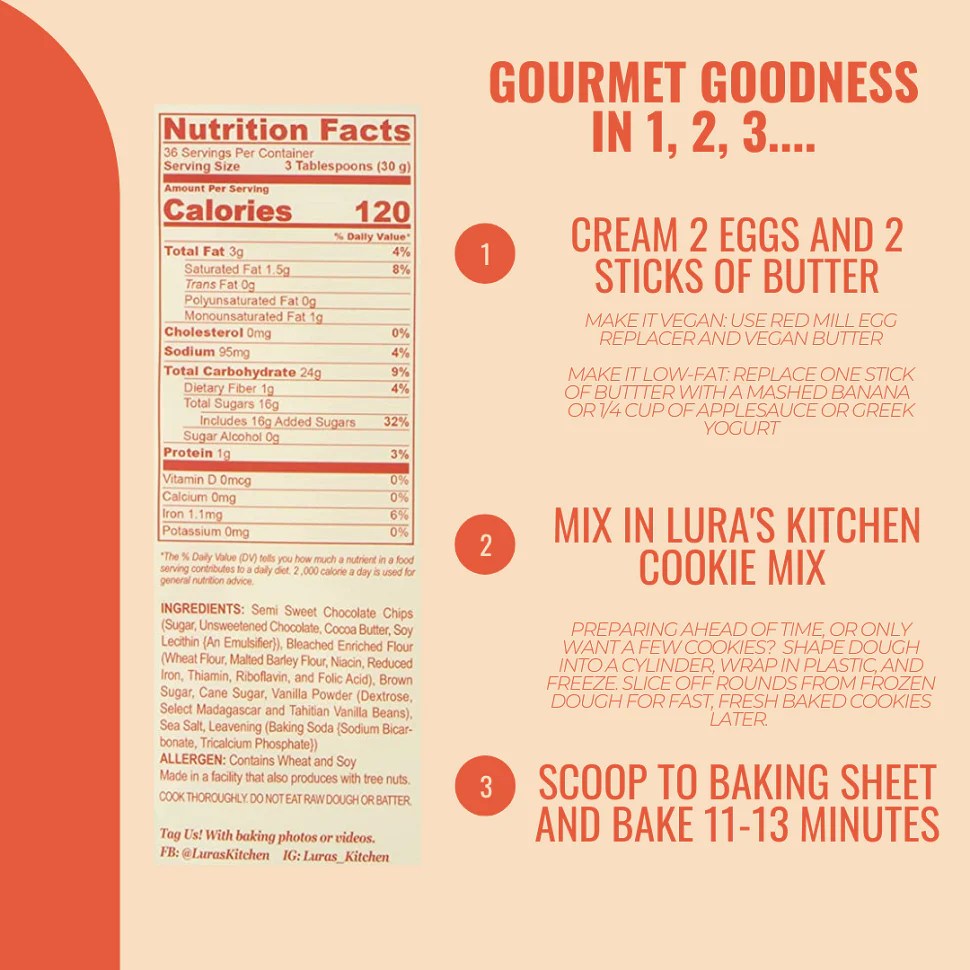 Langston's NoNonsense Chocolate Chip Lura's Kitchen