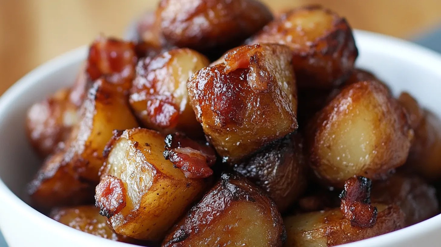 Honey Bacon Roasted Potatoes Luscious Recipes