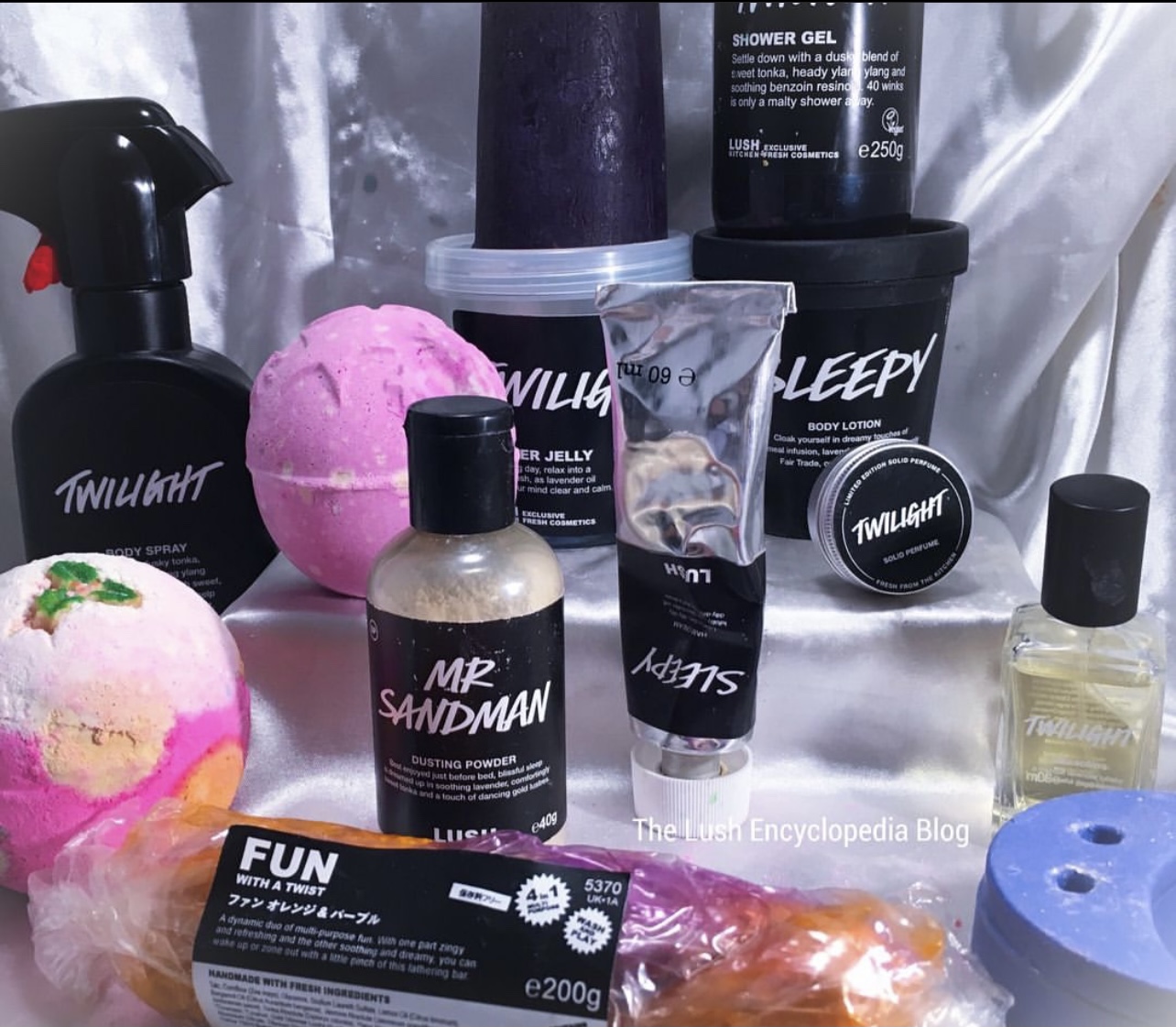 Sleepy Dusting powder and fairy Dust powder Lush Encyclopedia