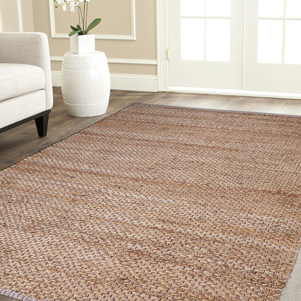 Lara Natural Braided Jute Rug For Living Room, Natural Rug
