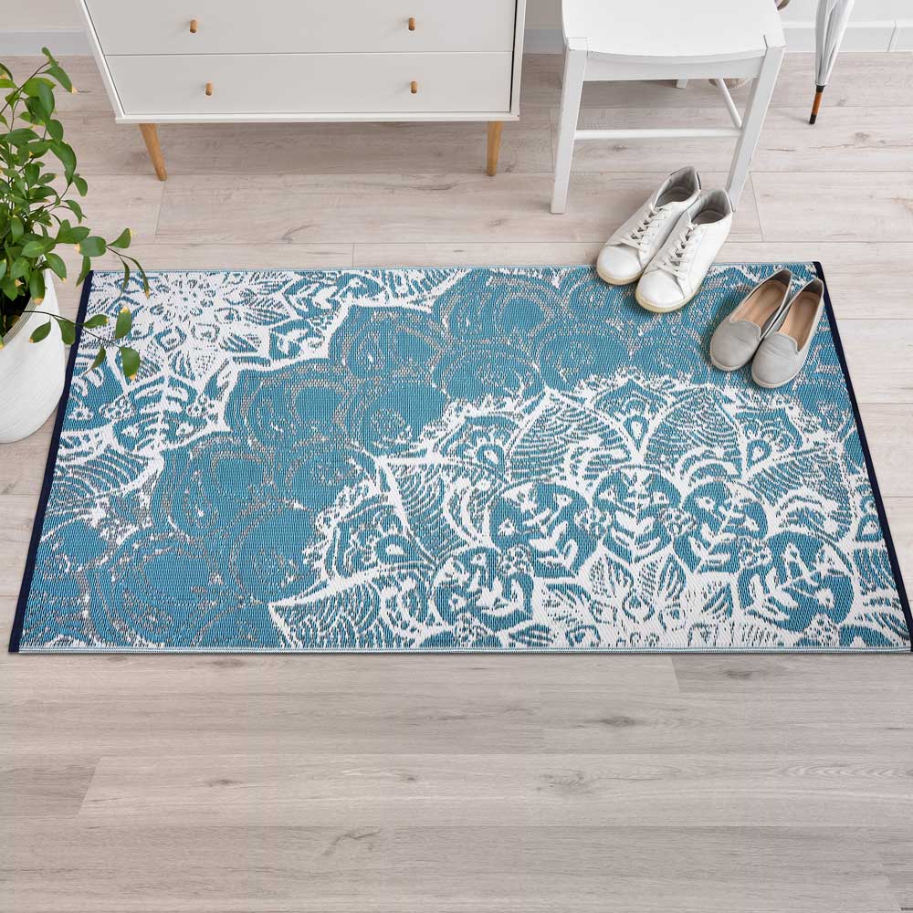 Deniz Outdoor Mat for Patio, Backyards, Deck, Porche, Picnic, Rv