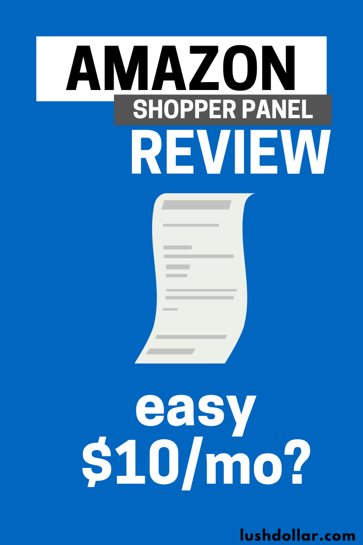 Amazon Shopper Panel Review An Easy 10/Month