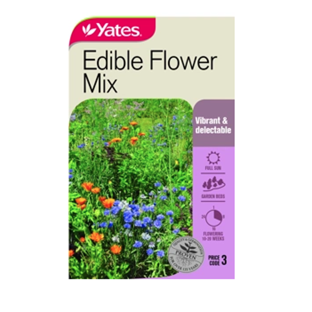 Seed Edible Flowers Mix Lushingtons