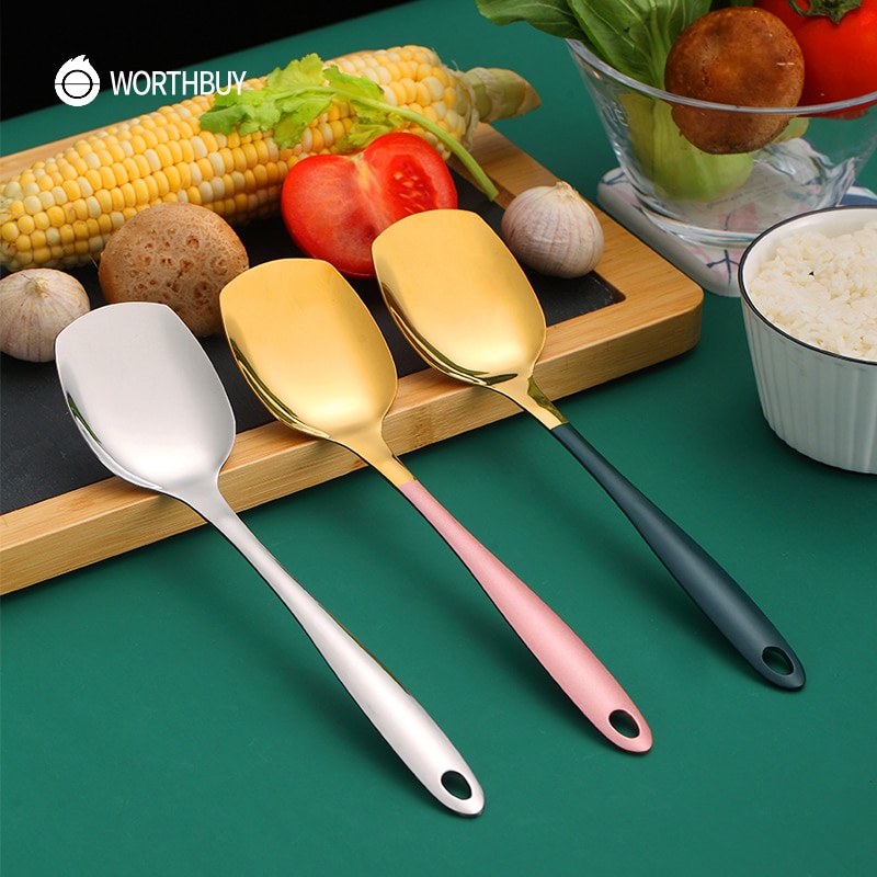 Multifunctional Colorful Kitchen Utensils Stainless Steel Turner With