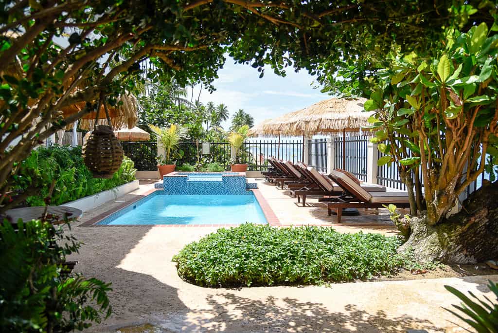 Tres Sirenas / An Oceanfront Boutique Hotel in Rincón Lush Palm