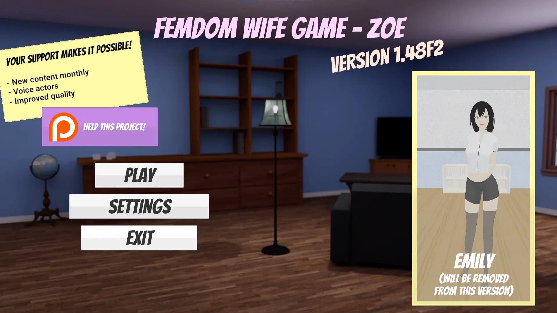 Download Femdom Wife Game - Zoe - Free Adult Porn Game | LustGames