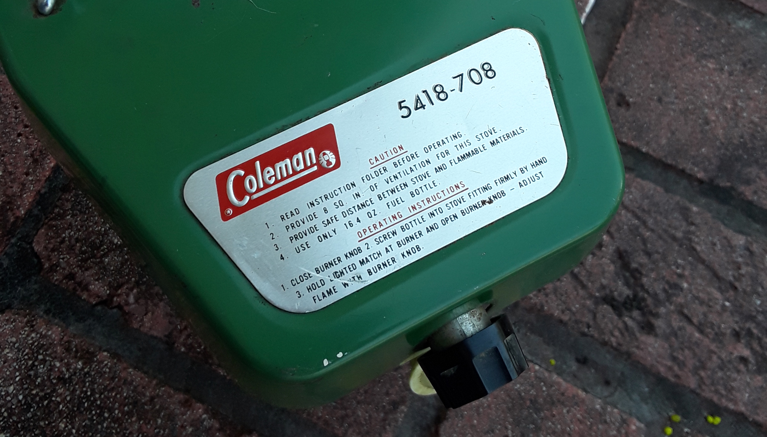 Vintage Coleman Single Burner | Fichigan