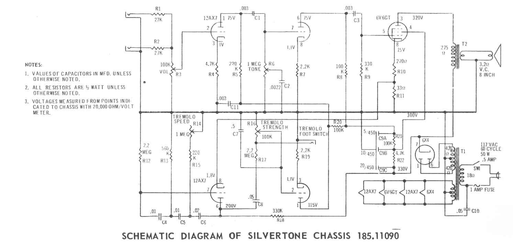 Silvertone 1457 Guitar & Amp ~ Luthiery Laboratories