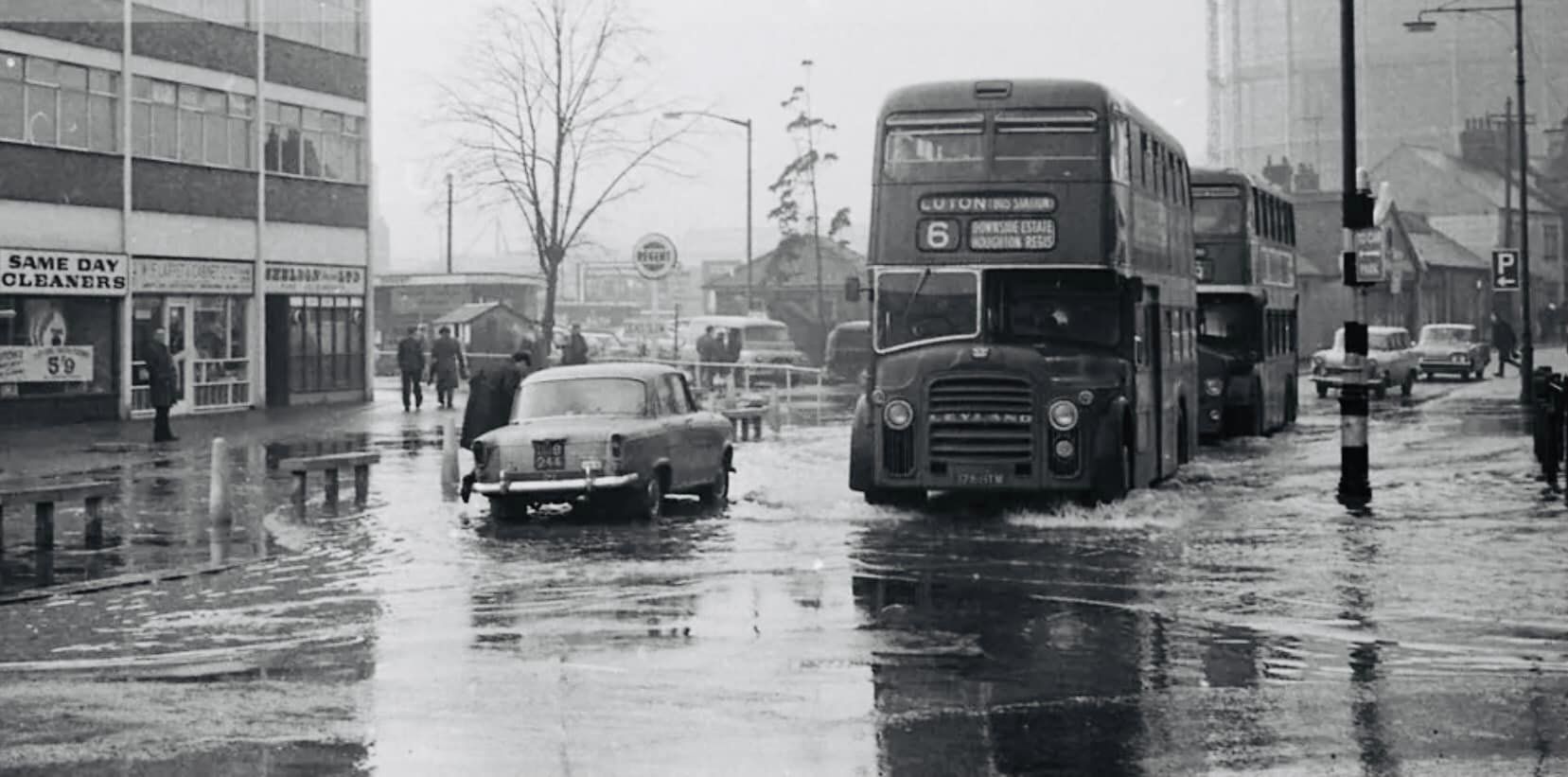 1966 . Looking from NBR towards Crawley Rd LUTON MEMORIES