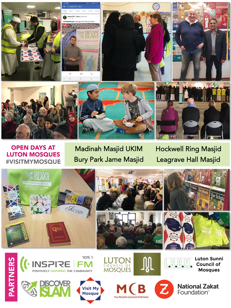 Hundreds visit mosques across Luton Luton mosques