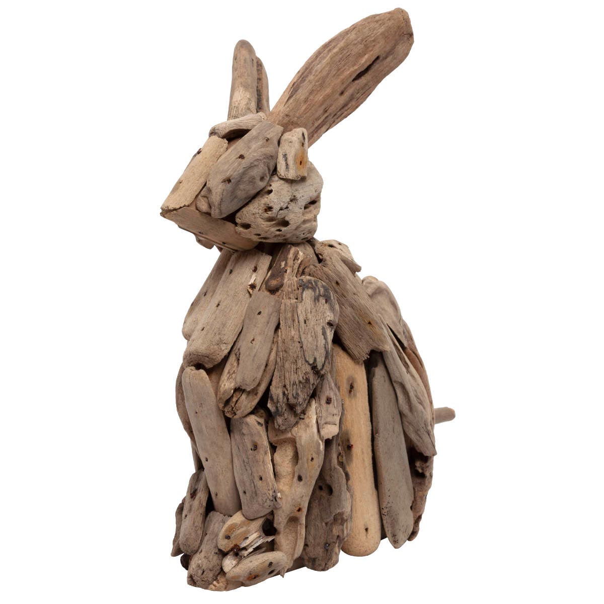 Driftwood Rabbit Statue Animal Décor & Homewares Luv A Le