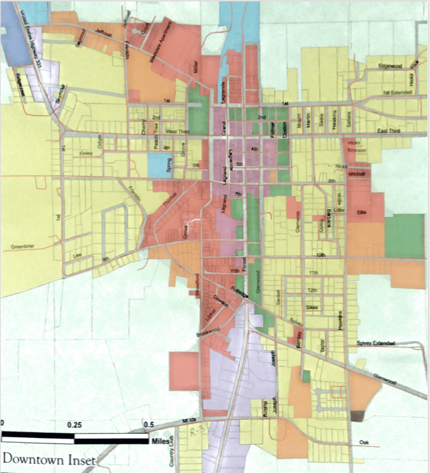 Zoning Map Business