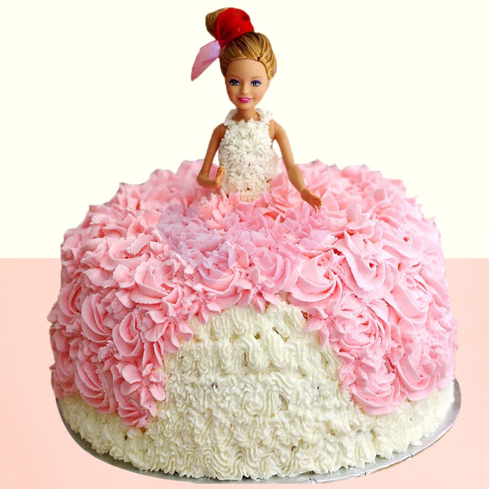 Barbie Doll Cake Luv Flower & Cake