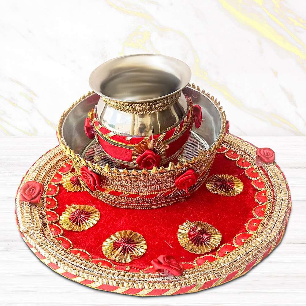 Karwa Chauth Gifts in Dehradun Luvflowercake