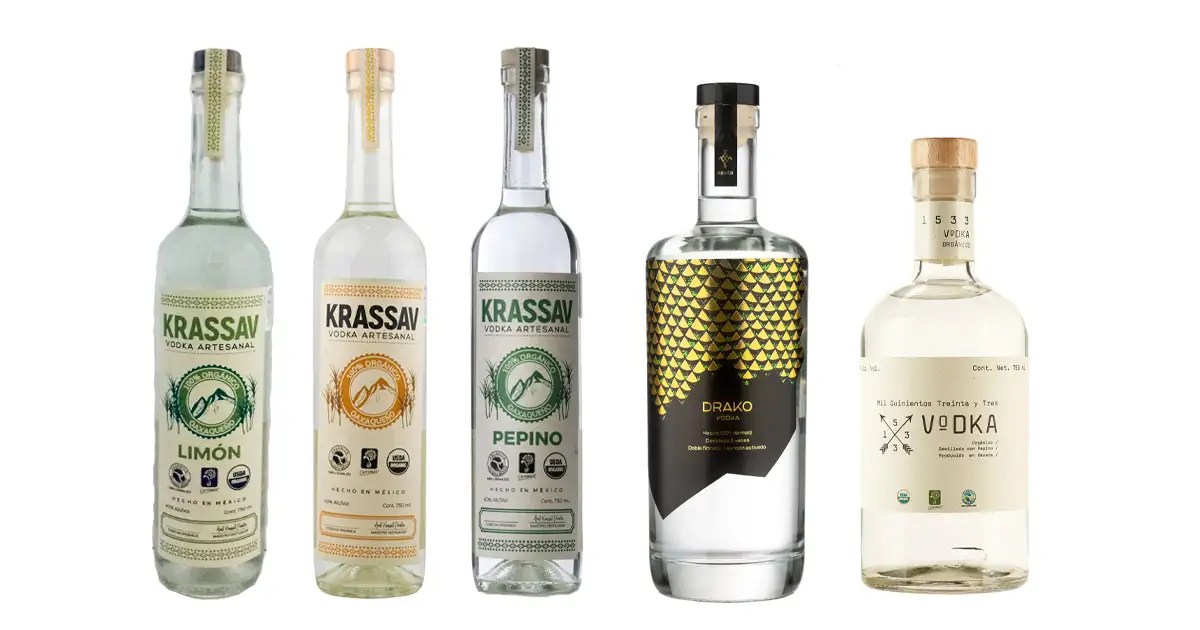 El Vodka mexicano Luvina Bar