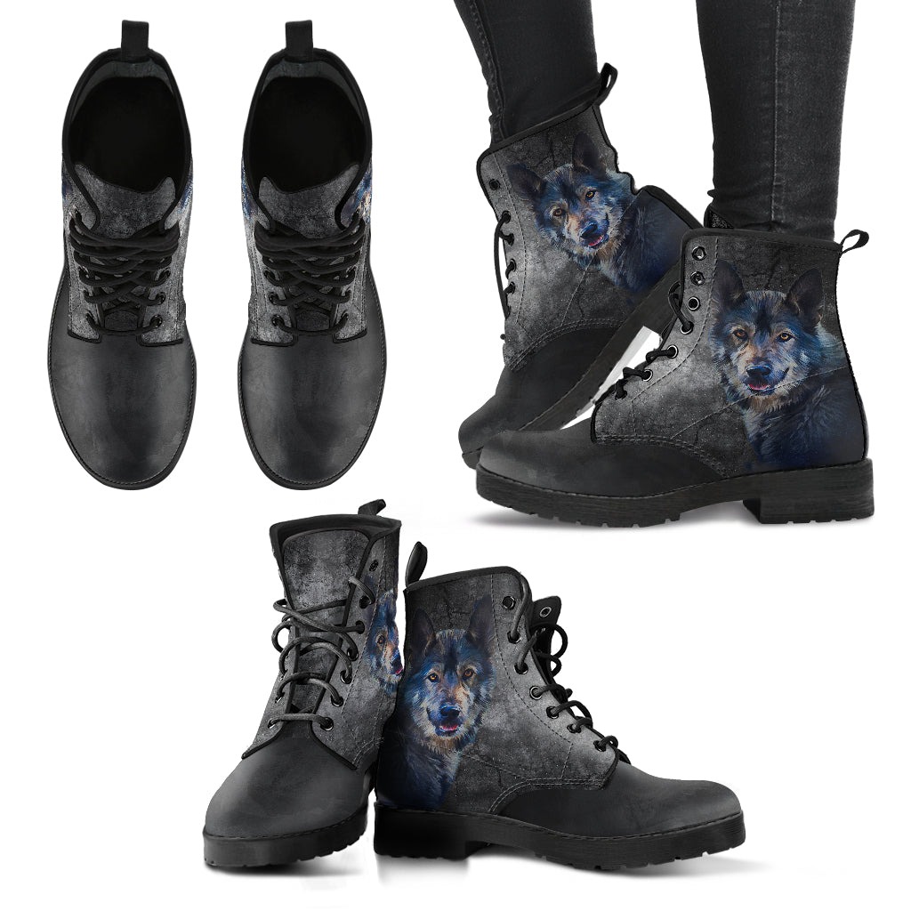 Wild Wolf Leather Boots LuvinGift