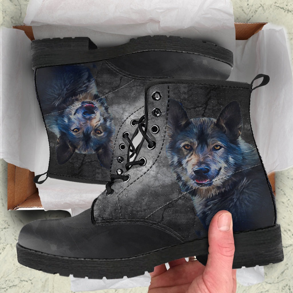 Wild Wolf Leather Boots LuvinGift