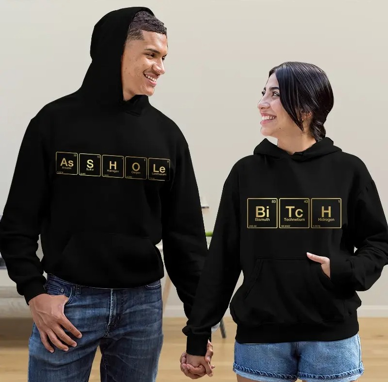 Funny Matching Couple Hoodie LuvinGift