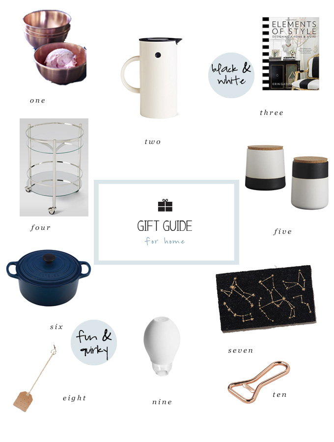 Holiday Gift Guide For Home Luv in the Bubble