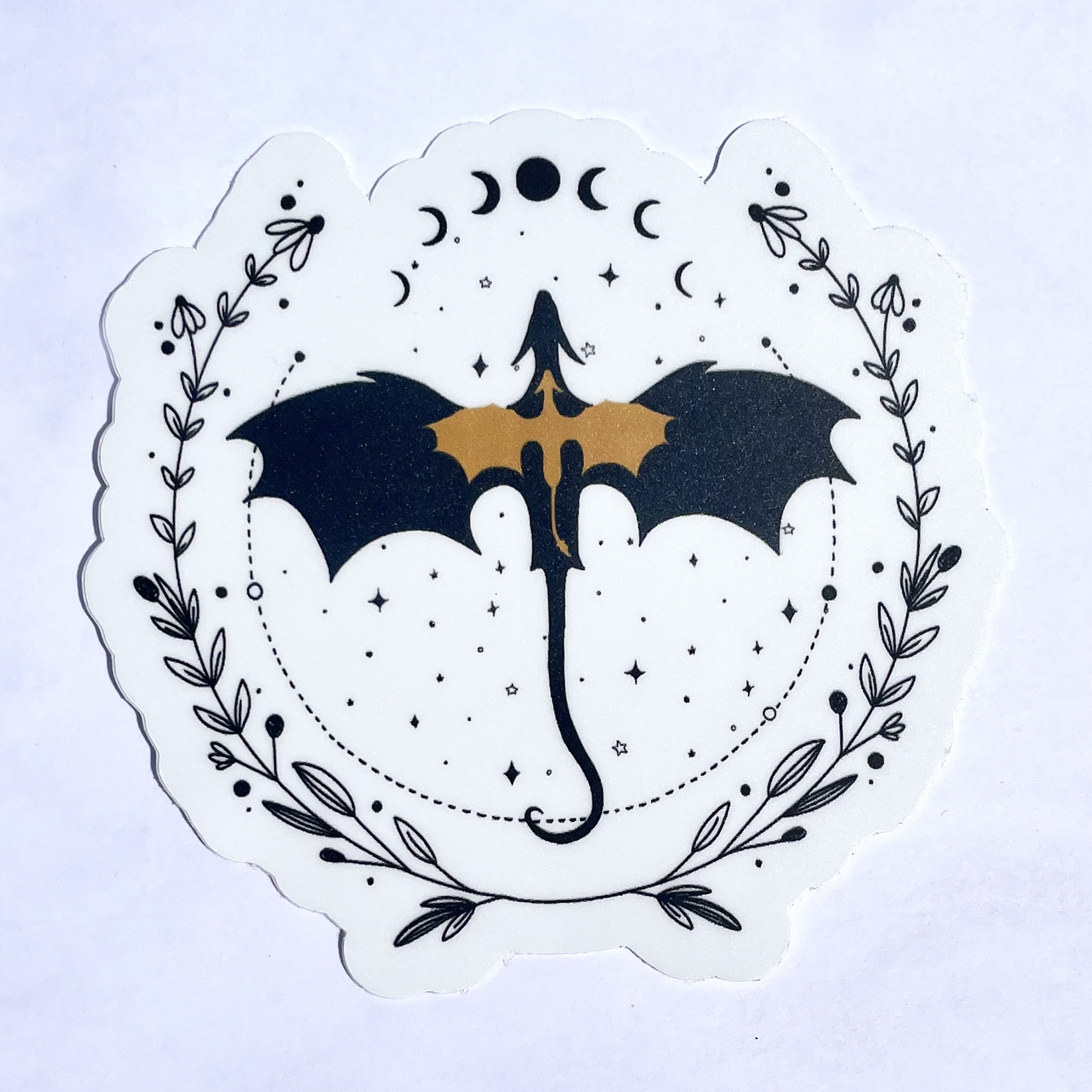 Fourth Wing Tairn and Andarna Vinyl Sticker LUVLOCAL