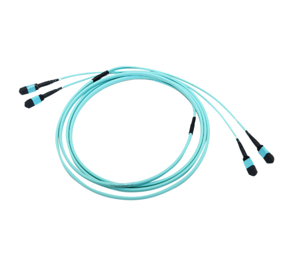 MPO HYBRID BREAKOUT CABLE LUX COMMUNICATIONS