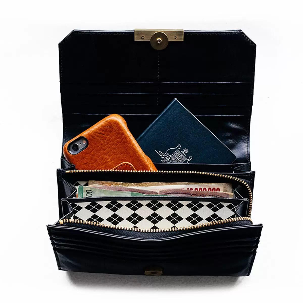 Status Anxiety Black Subversive Clutch LUXAH Gifts and Homewares