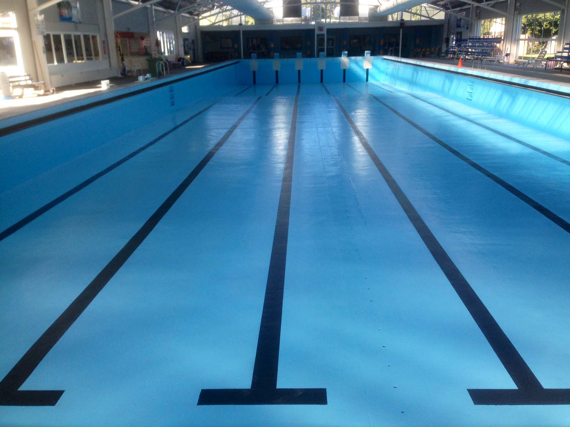 Narooma Swim Ctr LUXAPOOL® Chlorinated Rubber in Pacific Blue