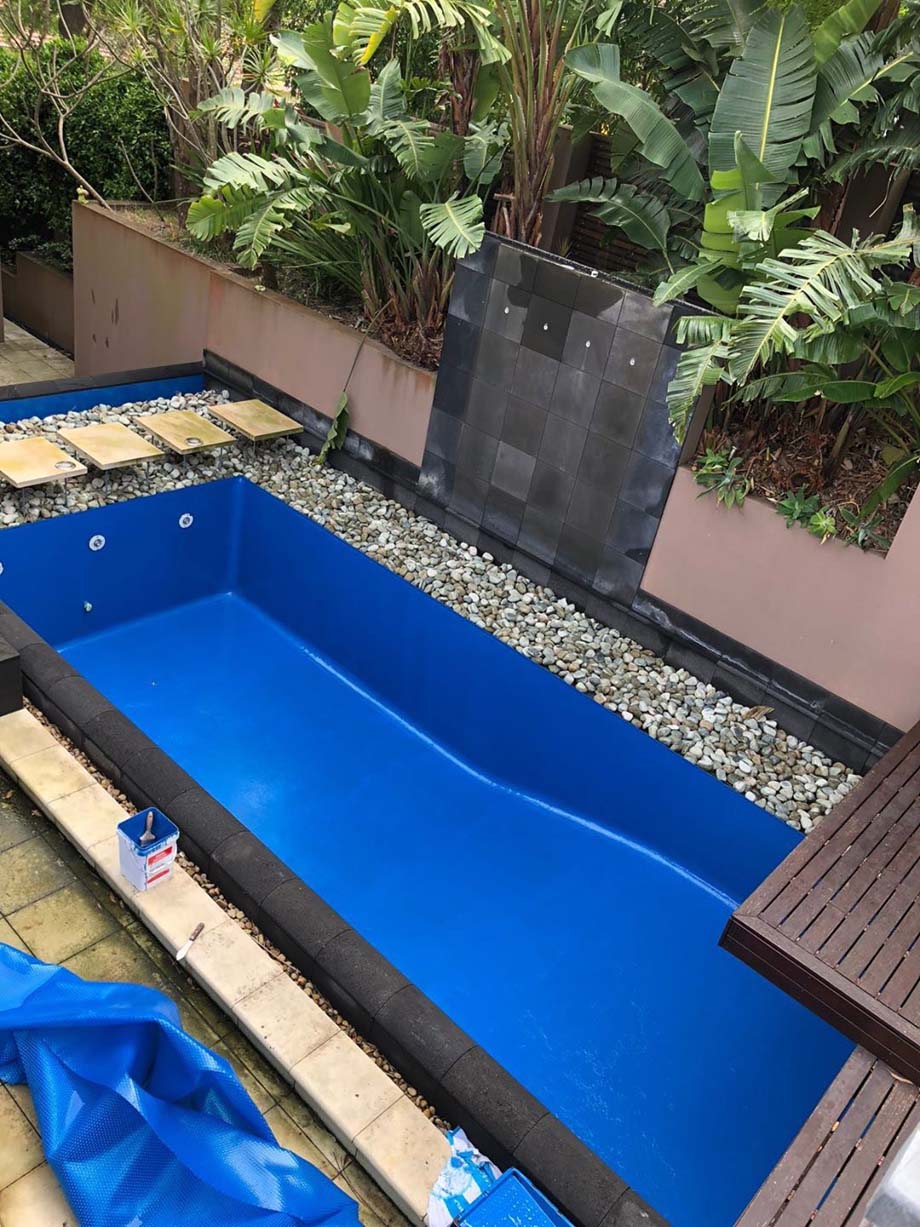 Domestic LUXAPOOL® Epoxy pool paint in Devonport colour