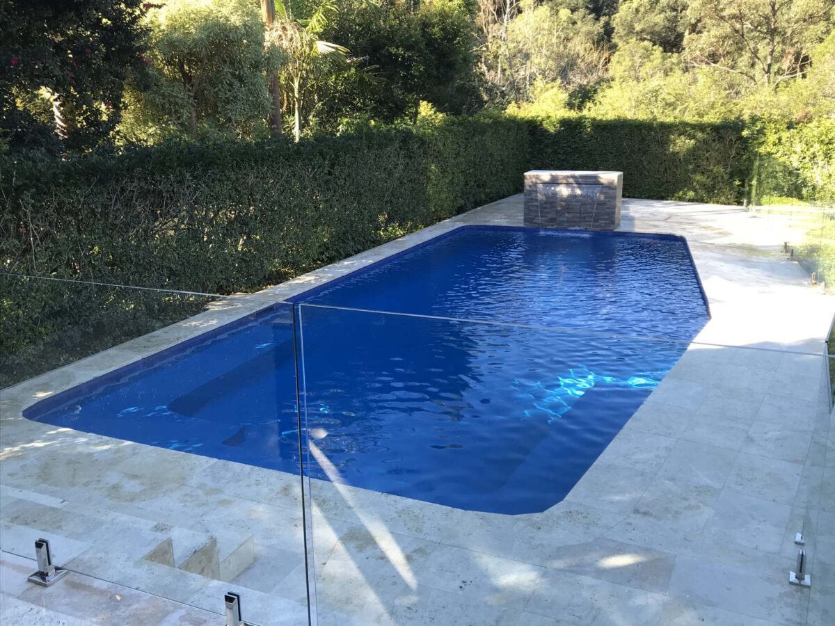 LUXAPOOL® Pool Paint Domestic pool painted with LUXAPOOL® Epoxy in
