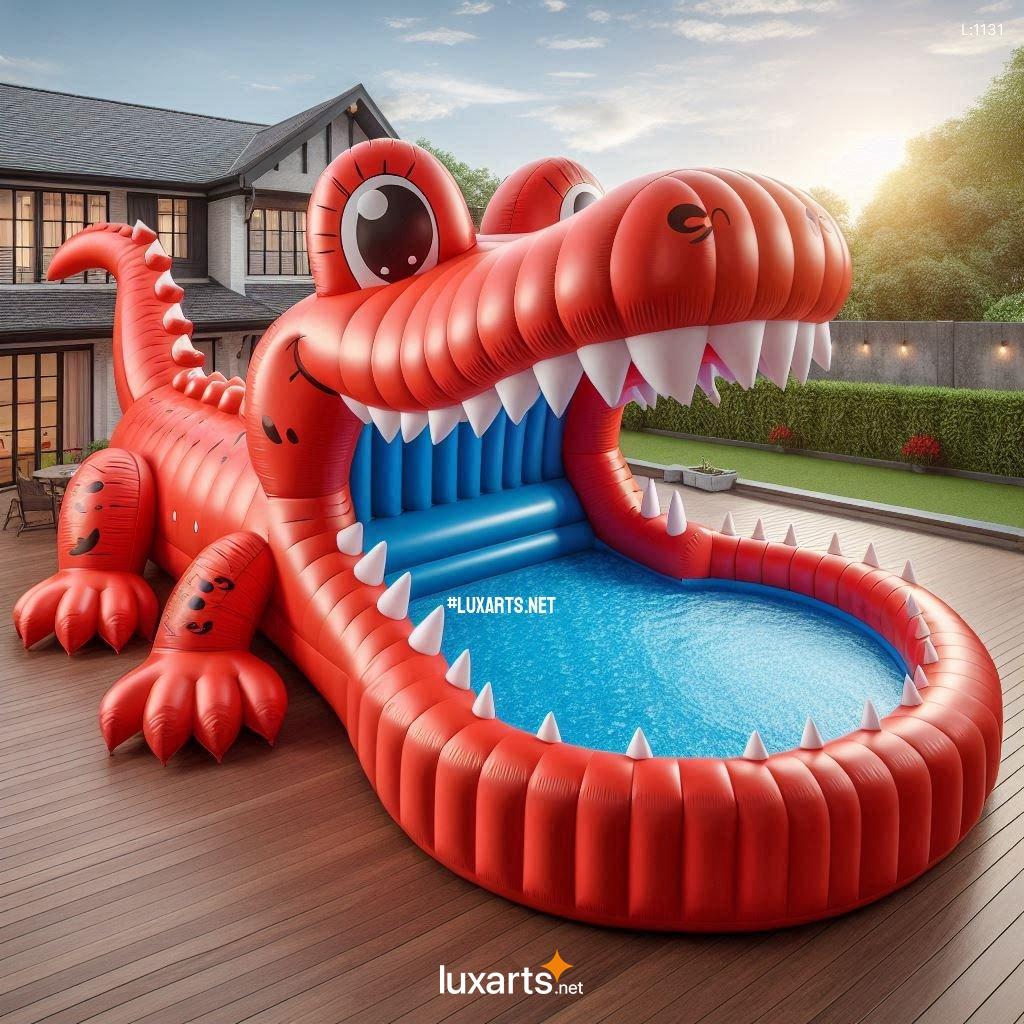 Giant Inflatable Crocodile Pool The Perfect Summer Fun for Kids and
