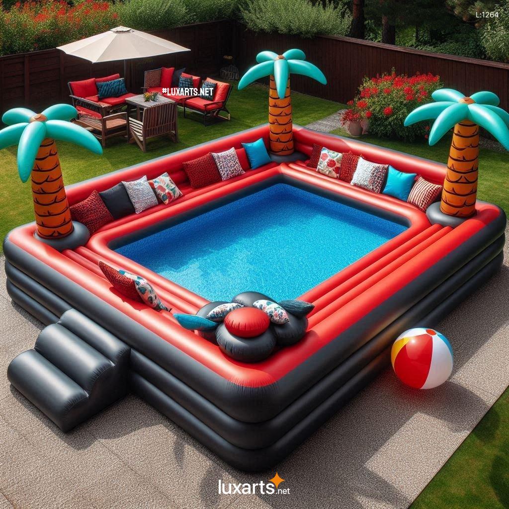 Transform Your Pool into a Tropical Paradise with an Inflatable Palm Tree Sofa Pool LuxArts