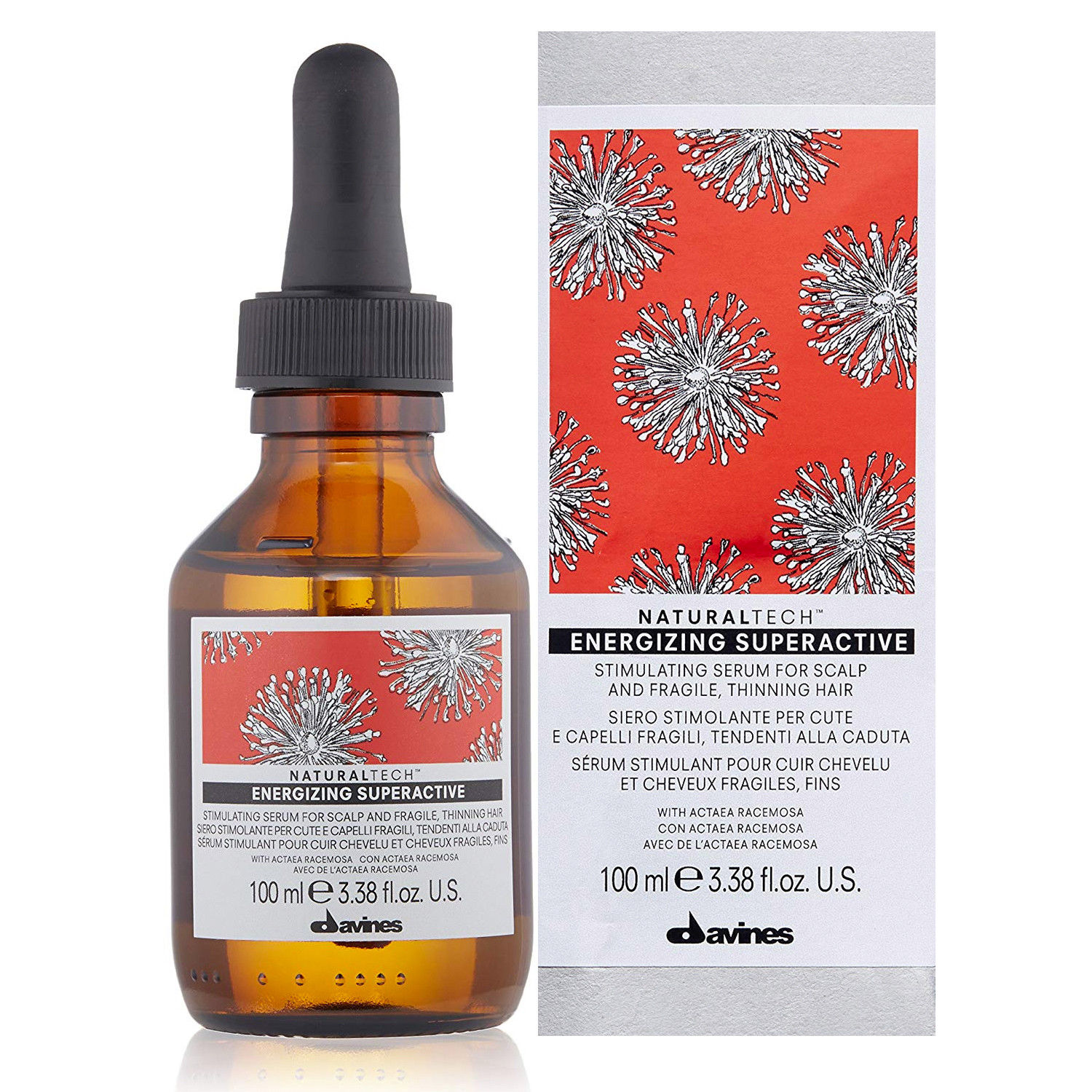 Davines NaturalTech™ Energizing Superactive Serum 3.38 oz • Lux Salon