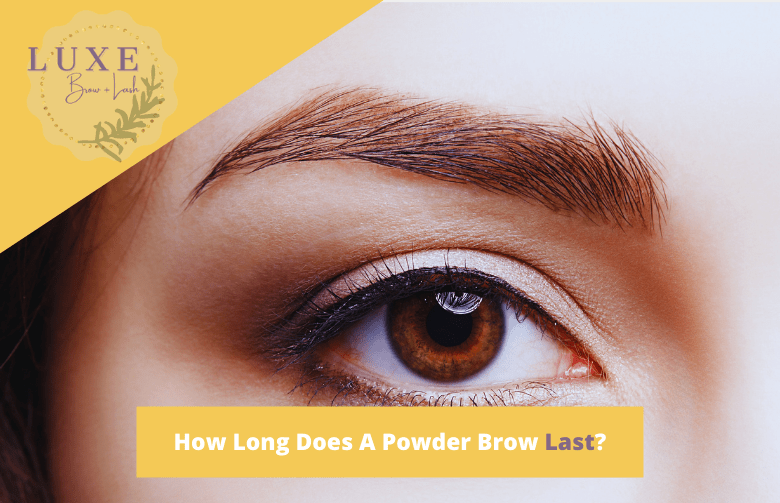 How Long Does A Powder Brow Last? LUXE Brow + Lash
