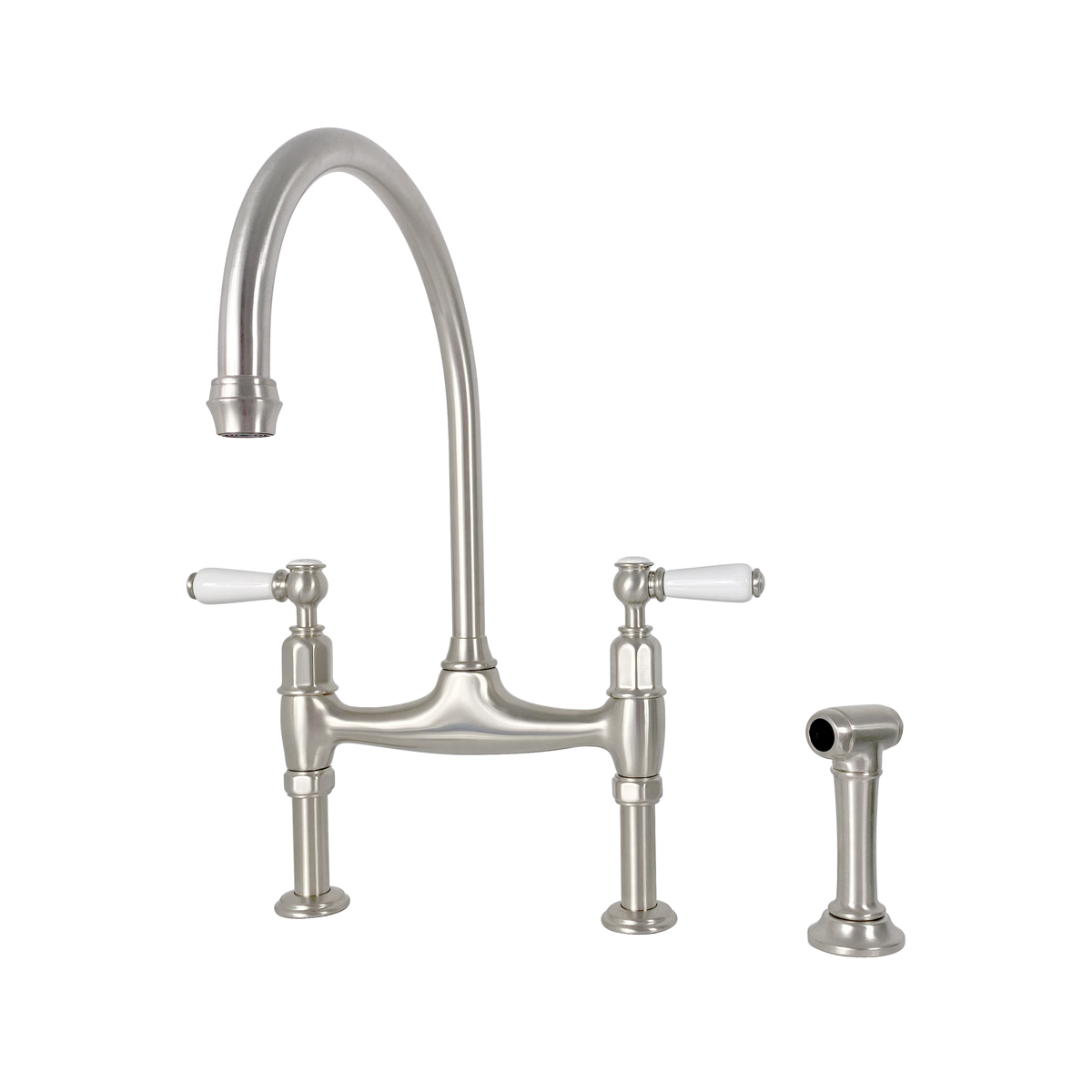 Shaws by Perrin & Rowe Pendleton Kitchen Mixer with Spray Rinse Luxe