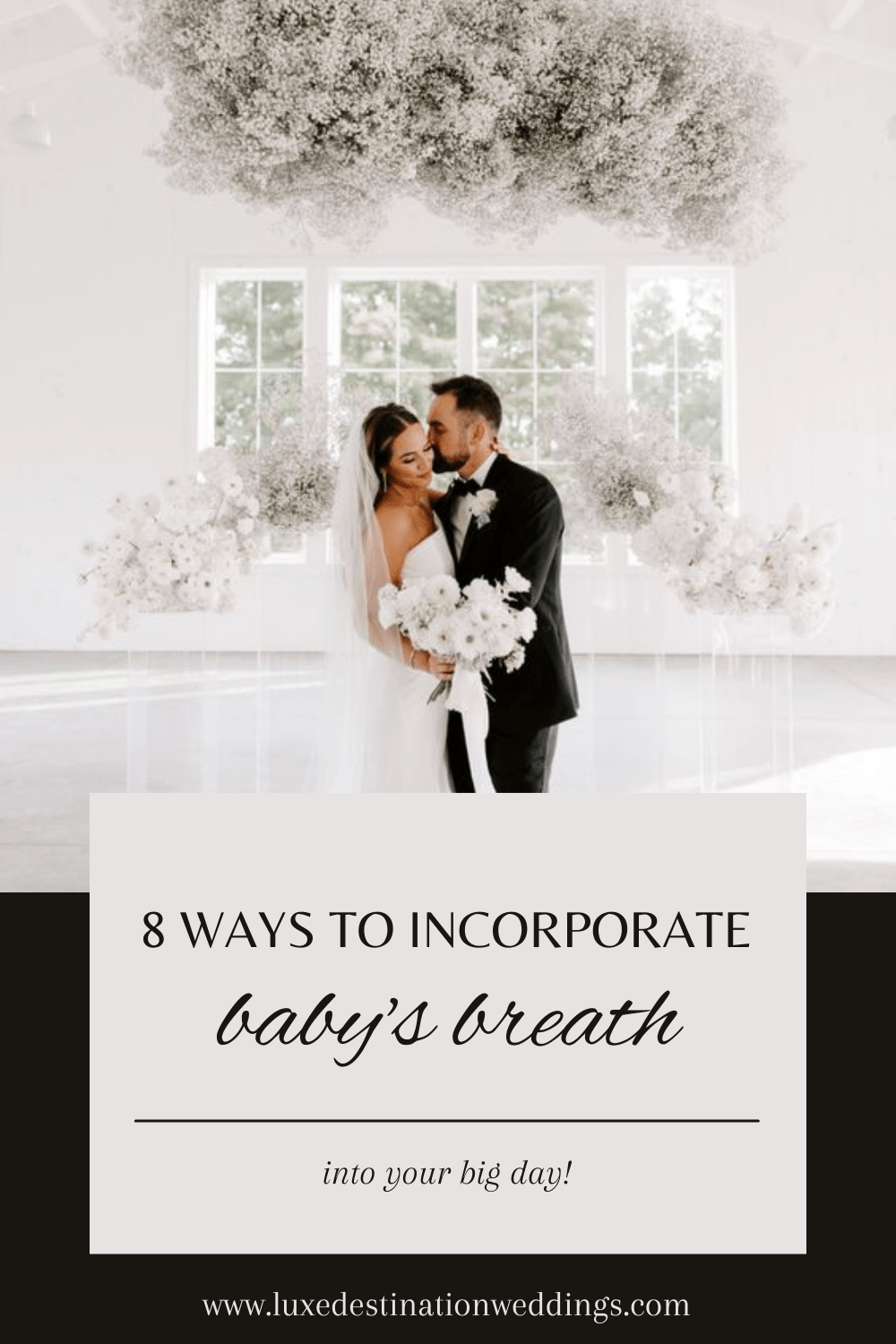 8 ways to incorporate baby’s breath into your big day