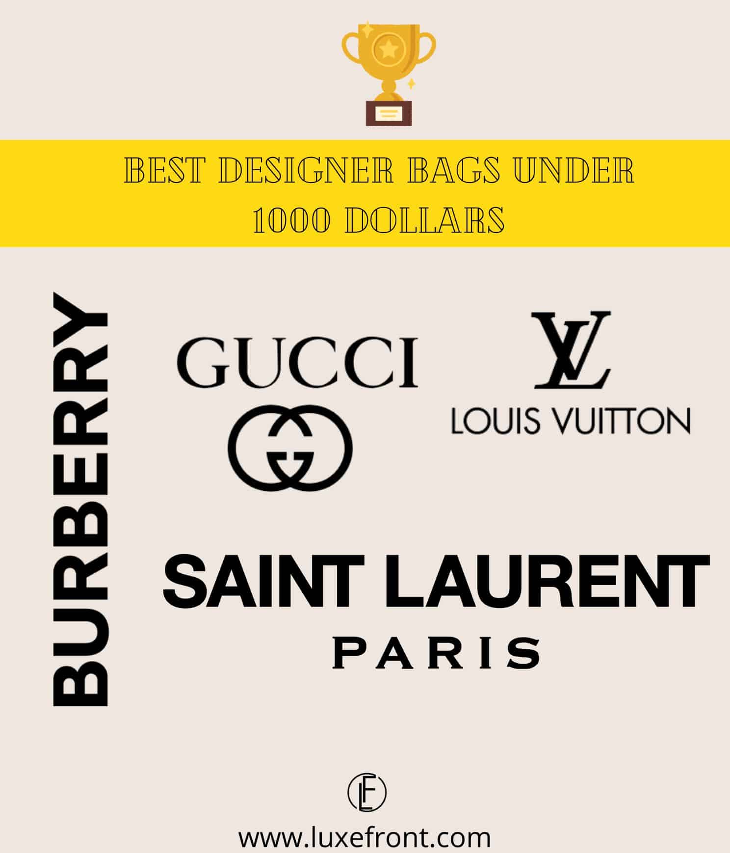 Best Designer Bags Under 1000 in 2024 Luxe Front