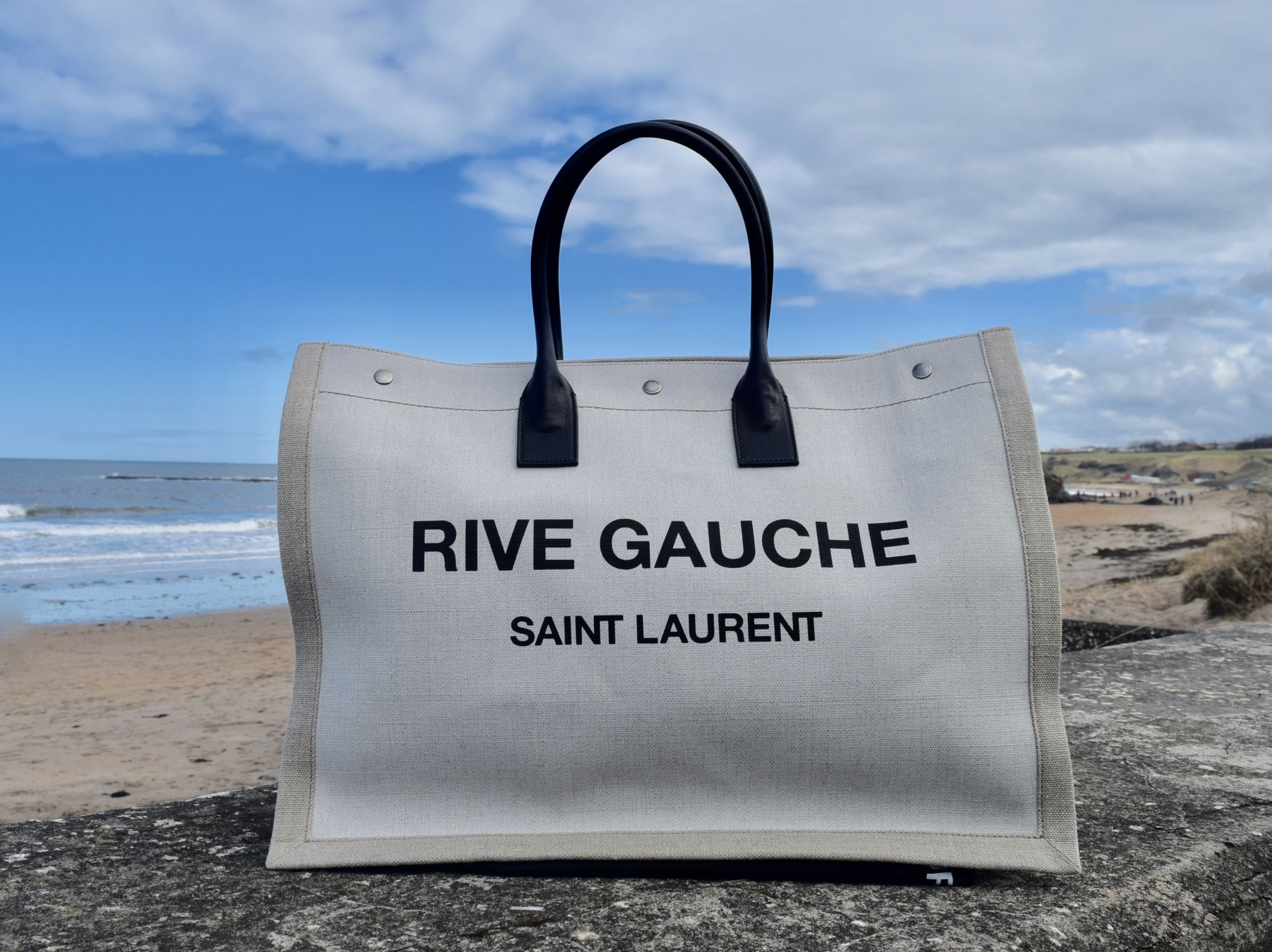 The world's most luxurious beach bag The Saint Laurent Rive Gauche