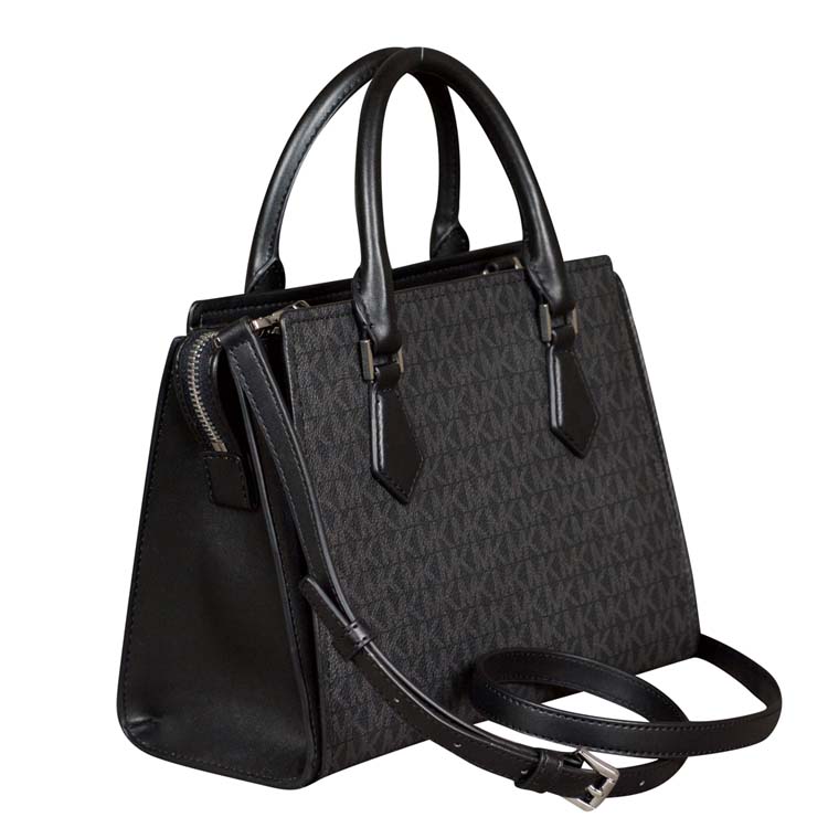 Michael Kors Medium Hope Messenger in Black at Luxe Purses