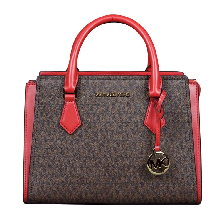 Michael Kors Medium Hope Messenger in Flame at Luxe Purses