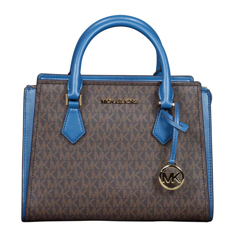 Michael Kors Medium Hope Messenger in Dark Chambray at Luxe Purses