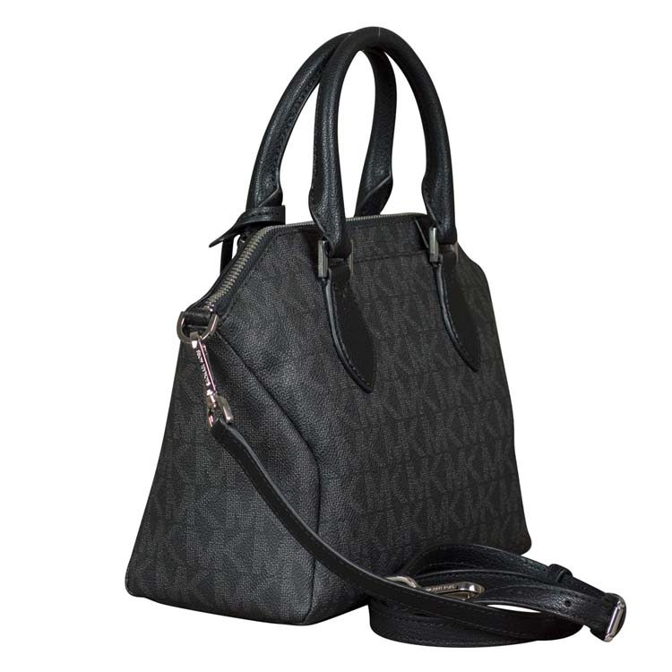 Michael Kors Medium Coraline Messenger Bag in Black at Luxe Purses
