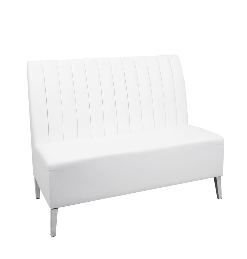 Rent Chelsea Banquette White Banquettes & Baroque Rent Chelsea Banquette White Banquettes & Baroque