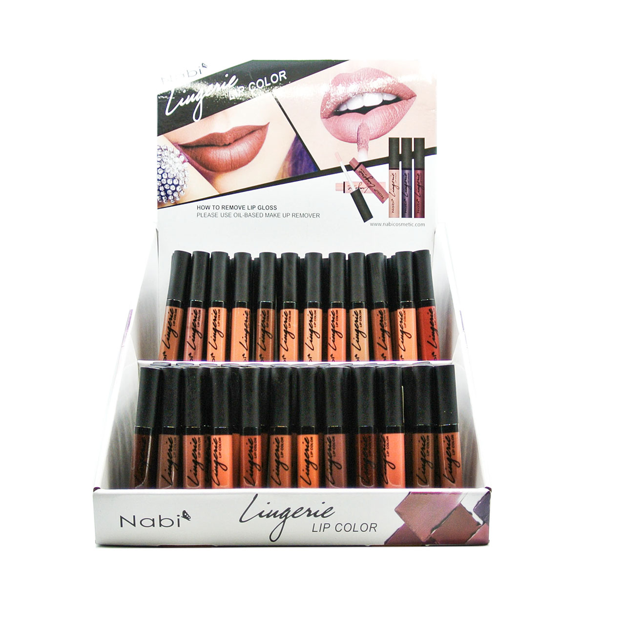 Nabi Lingerie Lip Color Set (144PC) Luxi Cosmetics