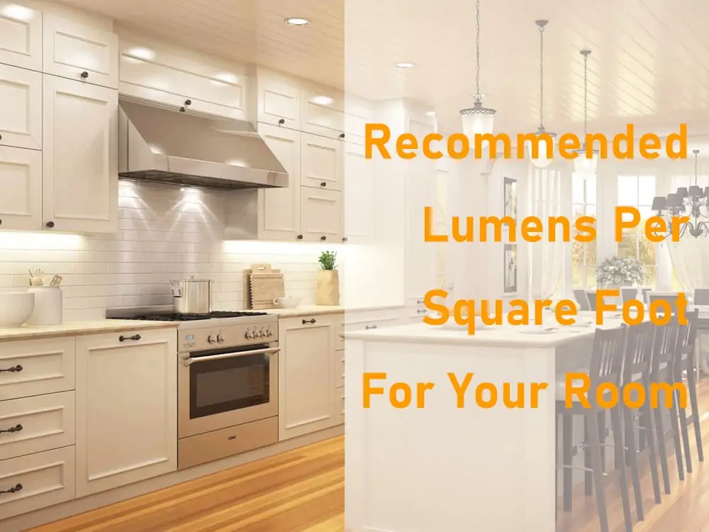 Lumens Per Square Foot For Your Room