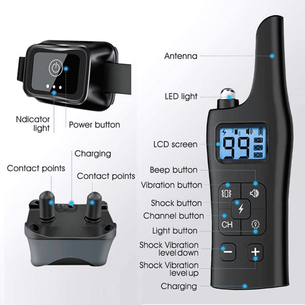 Luxipaws®️ Dog Training Collar with remote Best Shock Collars for