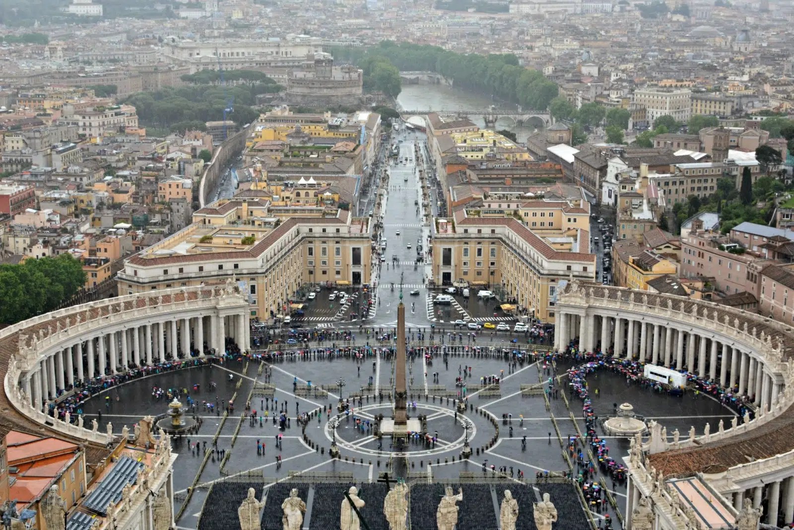 The Dome at St Peter's Basilica, Vatican City.