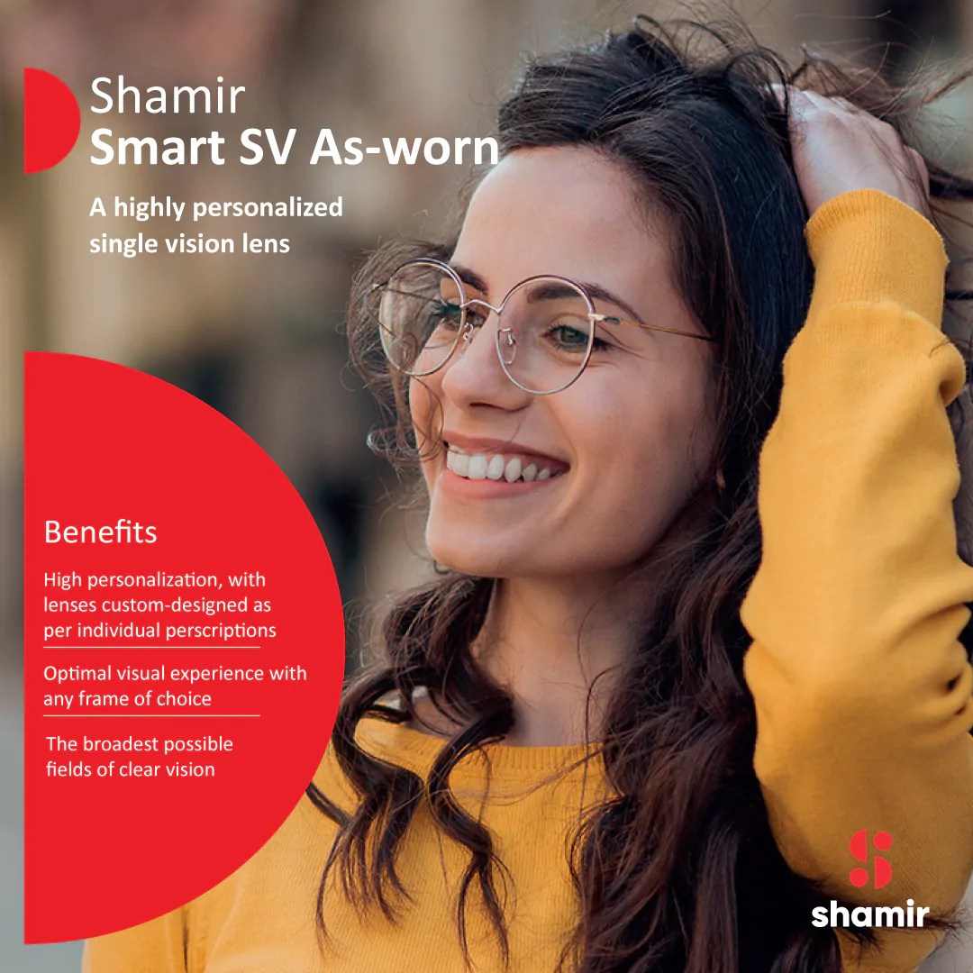 Shamir Smart SV AsWorn Lens Luxotix